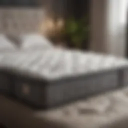 Luxurious firm mattress showcasing premium materials