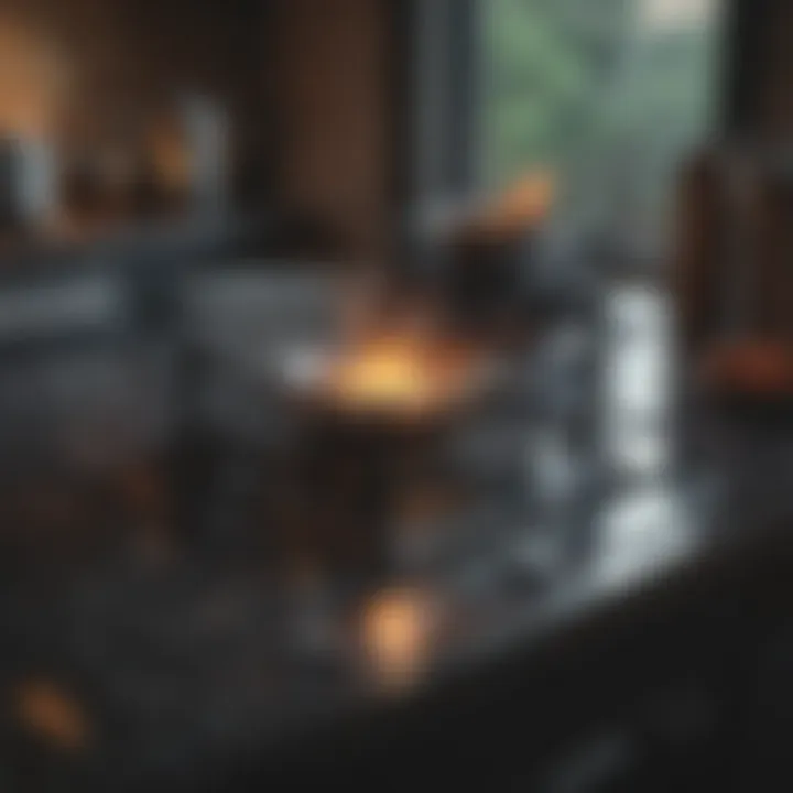 A shimmering glass top stove showcasing its shine