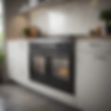 Modern Aesthetics of Extra Large Countertop Ovens Sleek design of an extra large countertop oven showcasing modern aesthetics