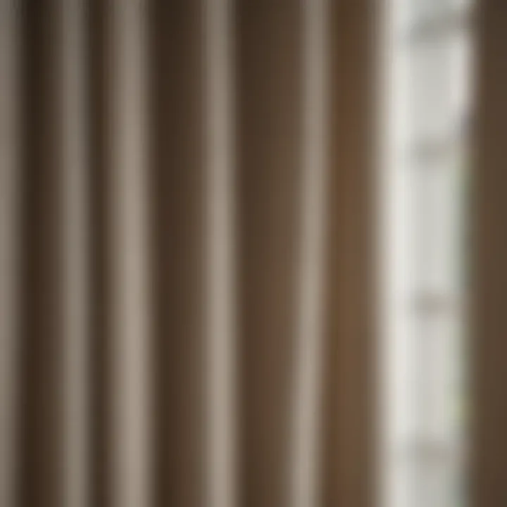 Close-up of fabric textures suitable for roman blinds