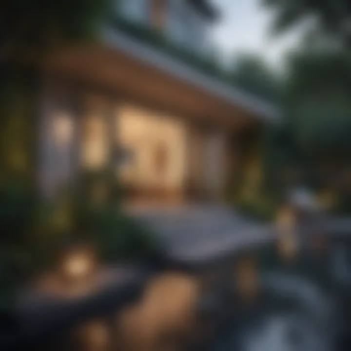 Inviting outdoor space enhancing property appeal