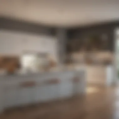 Transformed kitchen reflecting modern staging techniques