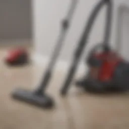 A variety of vacuum cleaner attachments displayed on a clean surface
