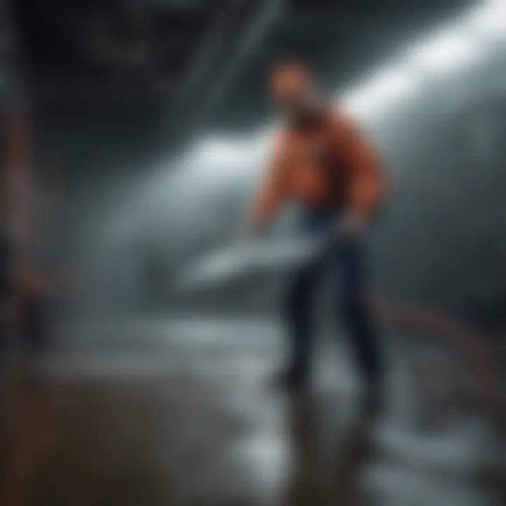User easily maneuvering Shark vacuum in tight spaces
