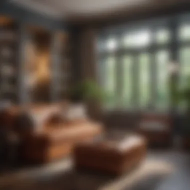 Creating Comfort: The Reading Nook with Ottomans Cozy reading nook with an upholstered ottoman