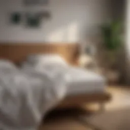 Thuma bed showcasing its minimalist design