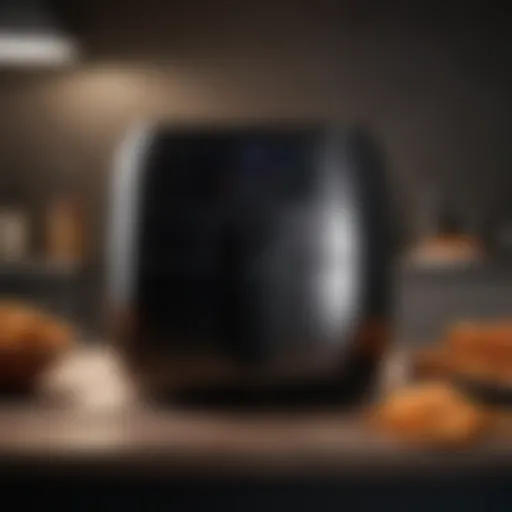 Modern air fryer with sleek design