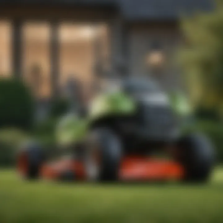 An array of top self-propelled lawn mower brands displayed together