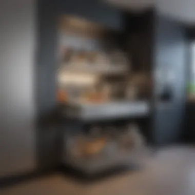 Innovative Storage Solutions for Compact Kitchens A compact kitchen with innovative storage solutions