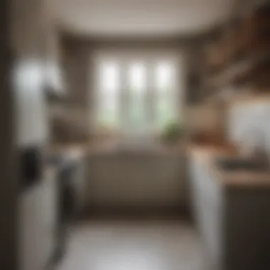 Functional Layouts in Tiny Kitchens A well-organized tiny kitchen with a functional layout