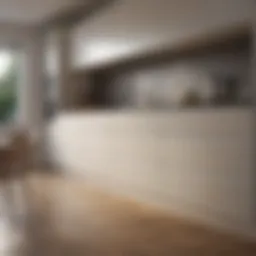 Elegant kitchen cabinet transformation showcasing new doors.