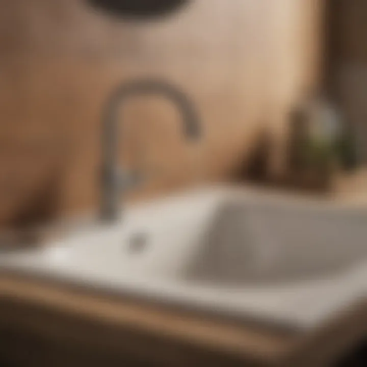 Illustration of preventive measures to avoid sink blockages