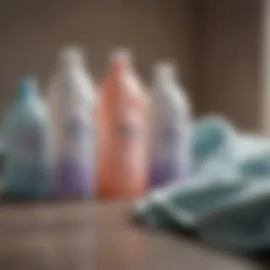 Selection of various fabric softener types