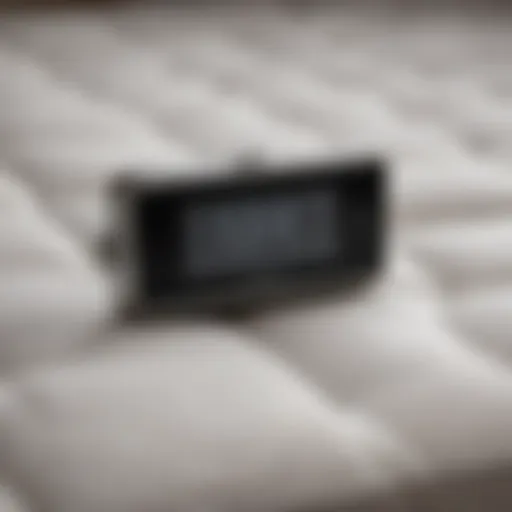 Innovative hot and cold mattress pad showcasing temperature control features