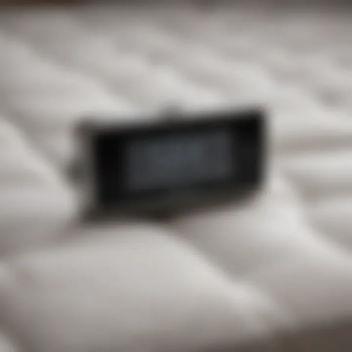 Innovative hot and cold mattress pad showcasing temperature control features