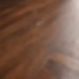 Luxurious hardwood flooring showcasing natural grain patterns