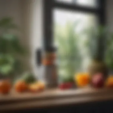 The Wellness Impact of Juicing A serene environment depicting the health benefits of juicing