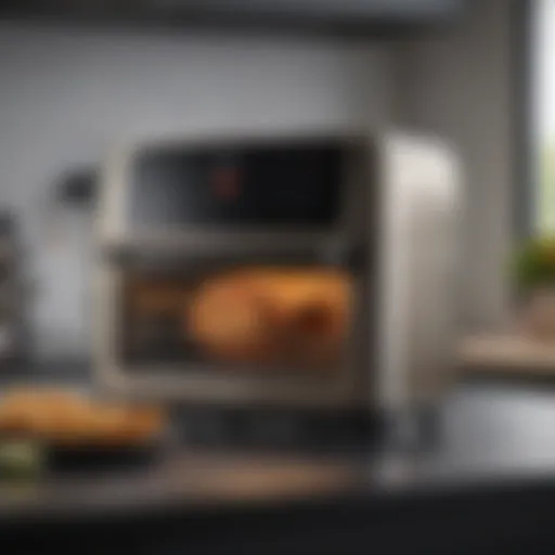 A sleek design of the Vortex Plus 10 Quart Air Fryer Oven showcasing its modern aesthetics