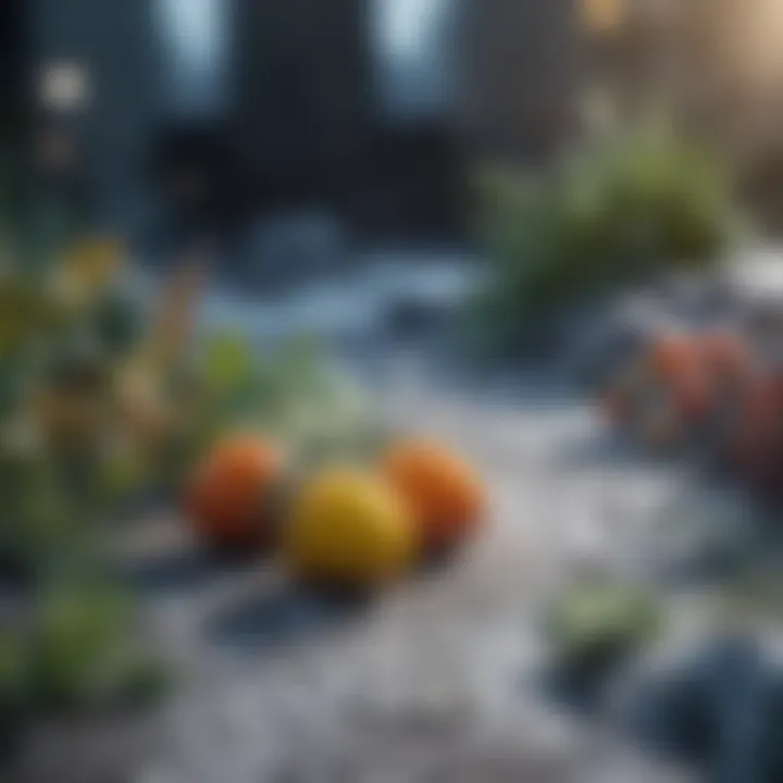 Frost dates calendar with vegetables