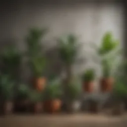 A diverse selection of potted plants available for online purchase