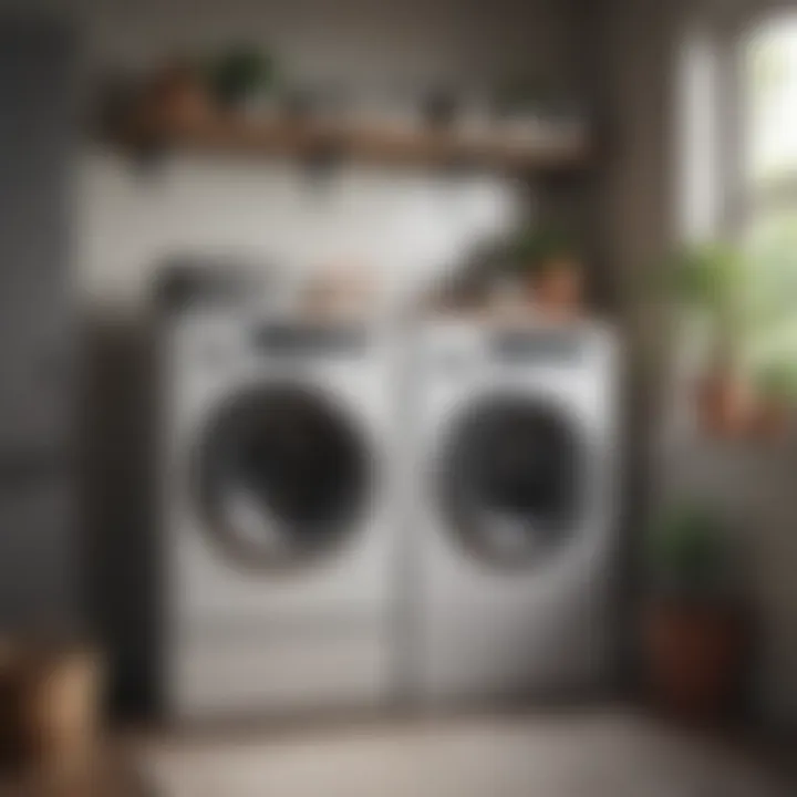 Online shopping interface for washers and dryers