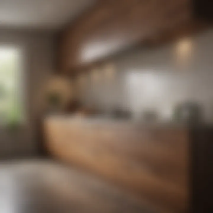 Beautifully installed kitchen cabinets in a finished space