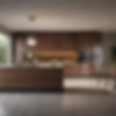 Stylish modern kitchen cabinetry showcasing various designs