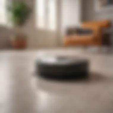 Yeedi Robot Vacuum in Action Demonstration of the Yeedi robot vacuum in action on a clean floor