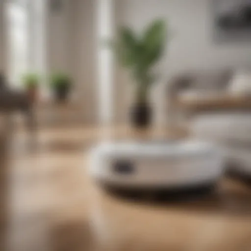 Sleek design of the Yeedi Self-Emptying Robot Vacuum