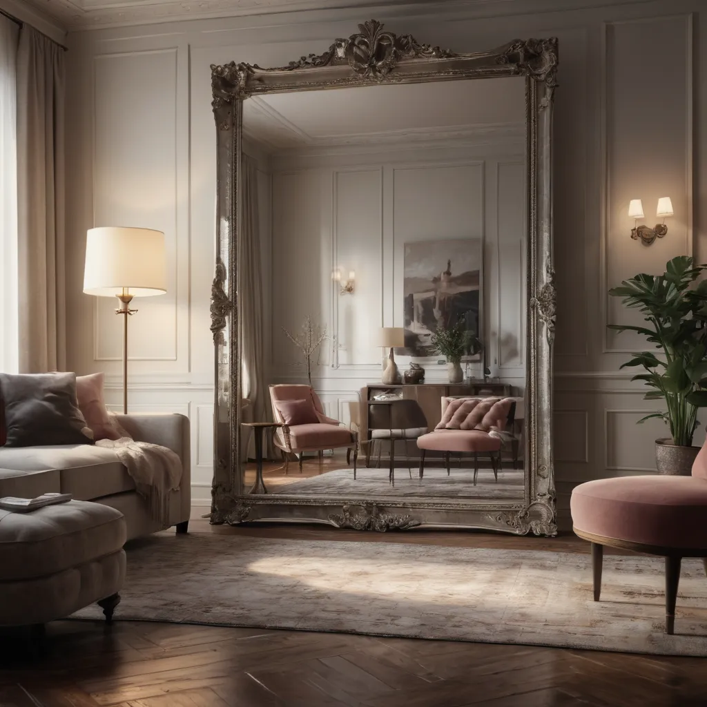 Elevate Your Living Room with Thoughtful Mirror Design