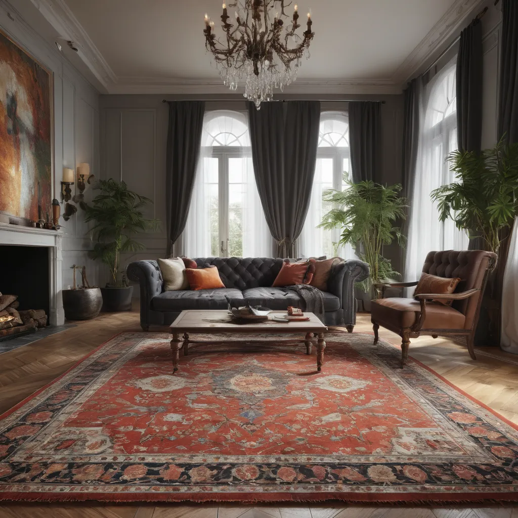 The Impact of Big Rugs on Living Room Aesthetics